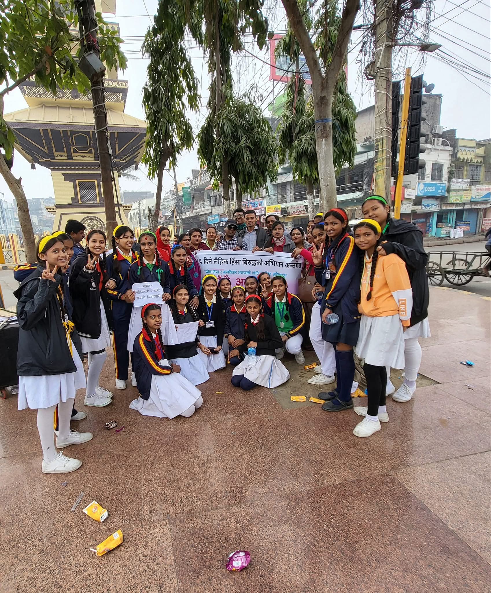 वीरगञ्जमा मर्यादित महिनावारी सम्बन्धी जनचेतना र्‍याली सम्पन्न
